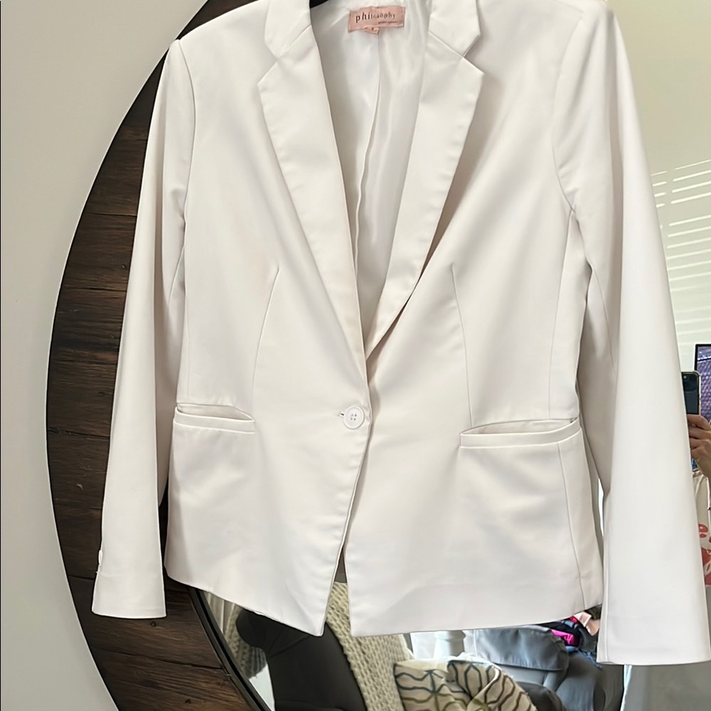 Women's White Blazer